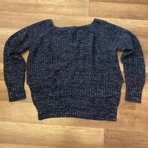 High low crop sweater